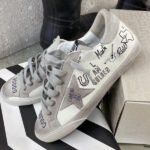 Super-Star with grey suede leather star and grey suede leather heel