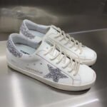 Super-Star with silvery glitter star and silvery glitter heel