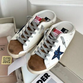 Super-Star Sabot with blue glitter star