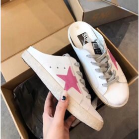 Super-Star Sabot with pink glitter star