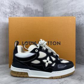 LV Trainer Black Sneakers product view 1